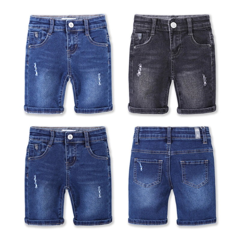 2022 Summer Kid Girl Solid Blue Jean Short Casual Girl Denim Hot Shorts