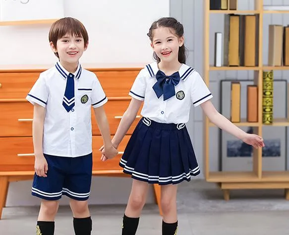 Source Manufacturer Pleated Skirts for Girls 2021 School Uniform for Primary and Junior High Schools/Low Price Wholesale Class Uniform