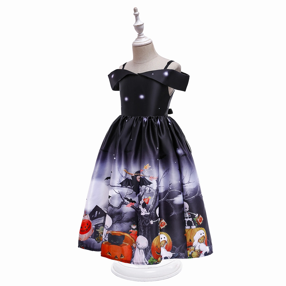 All Hallows Day Dress Baby Wear Puffy Girls Party Garment