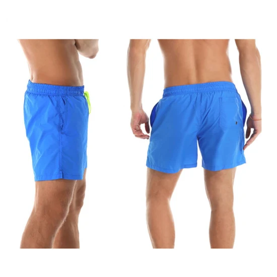 Diseño personalizado OEM de fábrica, pantalones cortos ligeros de secado rápido para hombre, pantalones cortos de verano para nadar en la playa, tabla de surf con cierre de cordón para niño, hombre, traje de baño masculino