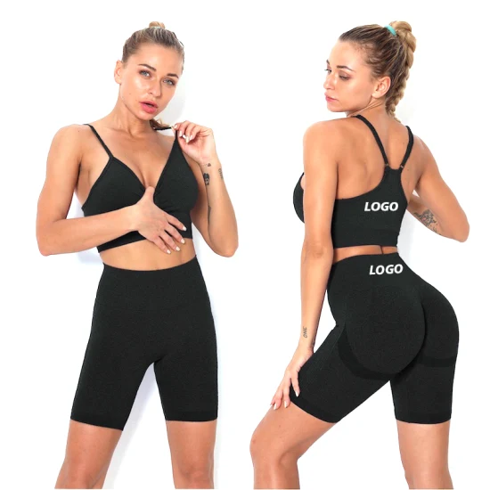 Los más vendidos Push up Ropa deportiva sin costuras Peach Hip Yoga Biker Shorts para deportes Adolescentes Niñas, Custom Sexy Gym Street Wear Medias de cintura alta Shorts atléticos